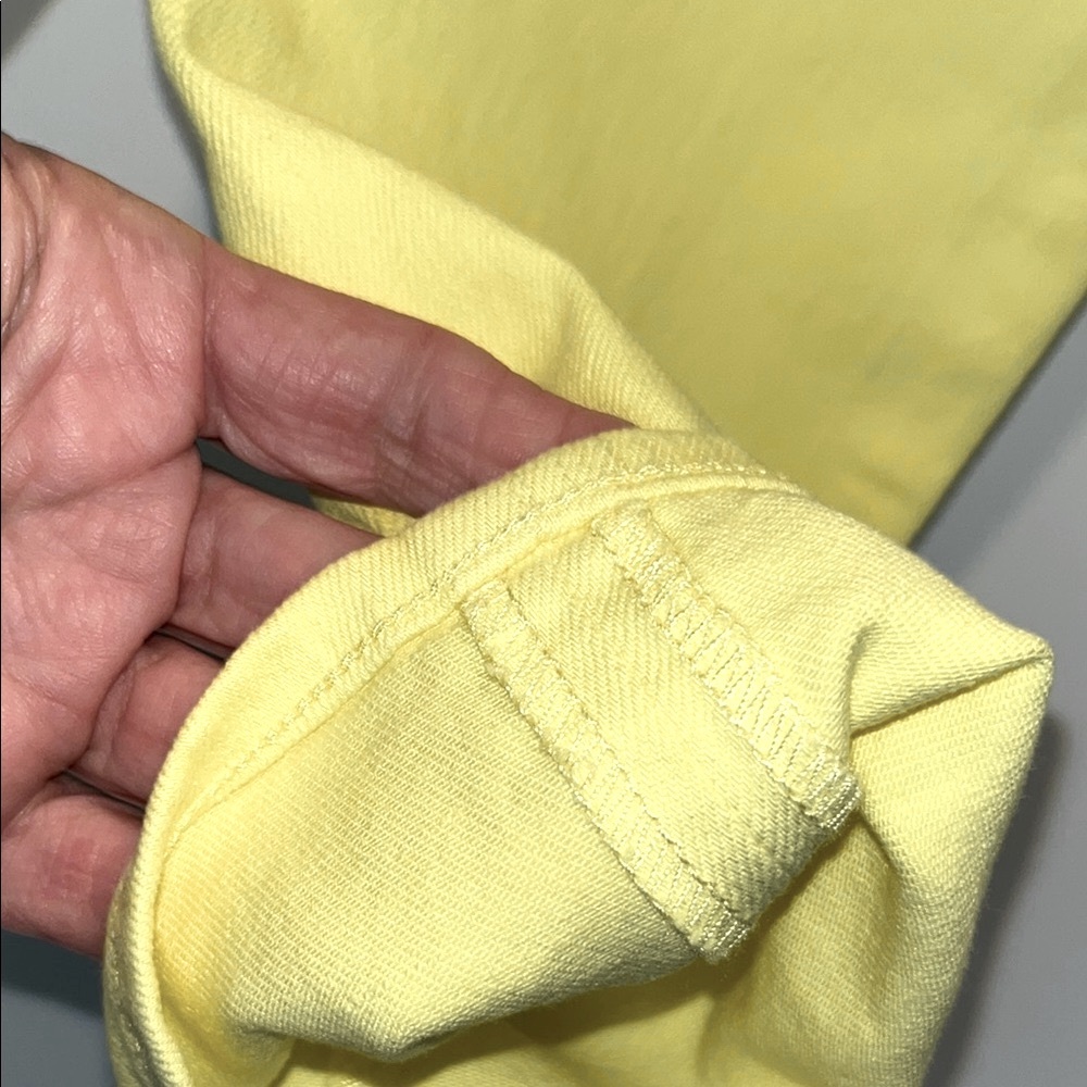 NWOTs J. Crew Yellow Toothpick Jeans Vibrant and Eye-Catching Size 27 - Picture 8 of 9